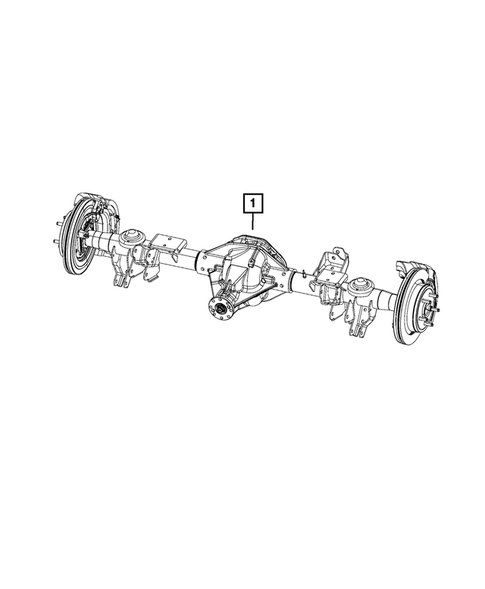 Rear Axle Assembly for 2018 Ram 1500 #0