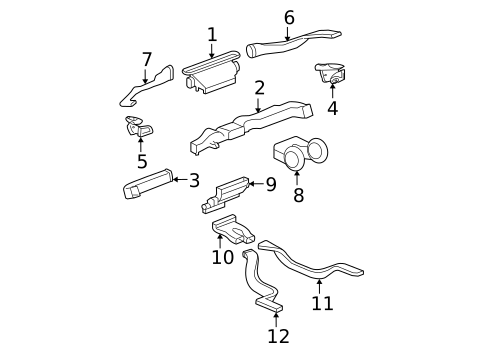 Ducts for 2011 Chevrolet Malibu #0