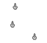 9015960373 - Body: Under Cover Bolt for Toyota: Prius Image