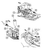 52125446AA - : Gearshift Knob for Mopar Image