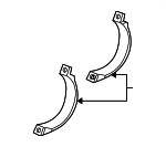 53015229AB - Fuel System: Mount Bracket Bracket for Dodge: Ram 1500 Van, Ram 2500 Van, Ram 3500 Van Image