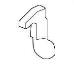 5355747010 - : Hood Safety Catch for Toyota: Prius, Prius Plug-In Image