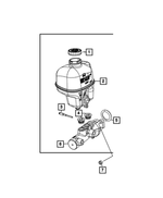 5183872AA - Brakes: Hex Lock Nut, Mounting for Mopar Image