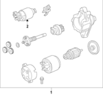 2822622061 - Electrical: Solenoid for Lexus: GS200t, GS300, GS350, IS200t, IS250, IS300, IS350, RC Turbo, RC200t, RC300, RC350 Image