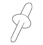 9132667 - Body: Guide Rivet for Buick: Cascada, Enclave, Encore, Encore GX, Envision, LaCrosse, Regal, Regal Sportback, Regal TourX, Verano | Cadillac: ATS, CT4, CT5, CT6, CTS, ELR, Escalade, Escalade ESV, LYRIQ, SRX, XT4, XT5, XTS | Chevrolet: Bolt EUV, Bolt EV, Camaro, Caprice, Cruze, Cruze Limited, Equinox, Impala, Malibu, Malibu Limited, Sonic, Spark, Spark EV, SS, Traverse, Traverse Limited, Trax, Volt | GMC: Acadia, Terrain Image