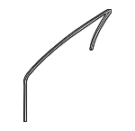 MR646783 - Body: Body Weather-strip for Mitsubishi: Outlander Image