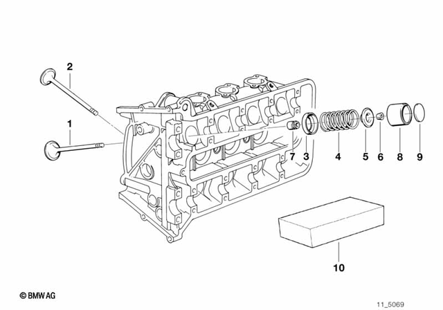 11341460294 - Engine: Intake Valve - D=34X7.0-45Â° for BMW-Motorrad Image