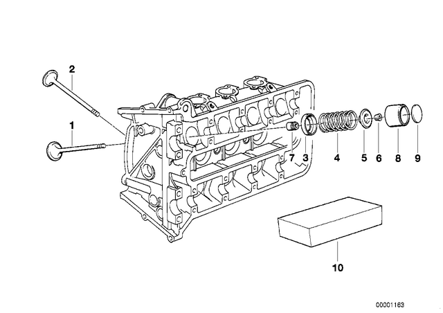 11341460294 - Engine: Intake Valve - D=34X7.0-45Â° for BMW-Motorrad Image