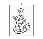 8S0805608 - Electrical: Headlight Mounting Panel for Audi Image