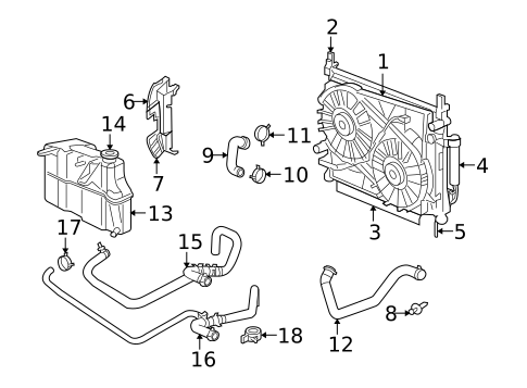 Radiator & Components for 2006 Dodge Charger #0