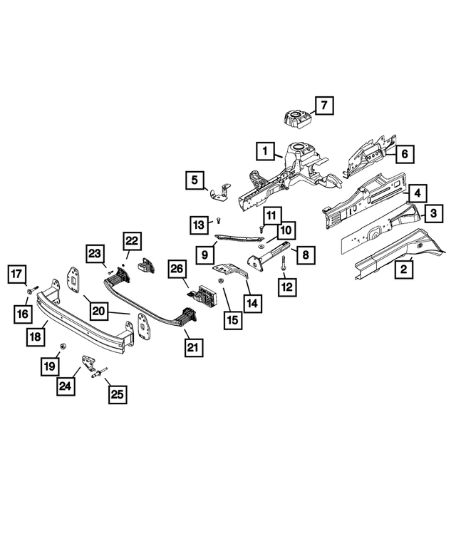 4727708AA - Steering: Screw for Mopar Image