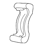 F5TZ2C402A - Brakes: Caliper Mount for Ford: Explorer, Ranger | Mercury: Mountaineer Image