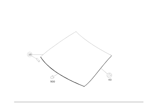 Windshield for 2018 Mercedes-Benz GLS550 #0