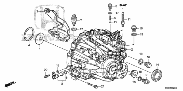 MT Transmission Case (1.8L) for 2015 Honda Civic #0