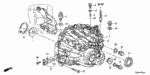 21104RPF000 - Transmission - Manual: PLATE M, OIL GUIDE for Honda Image