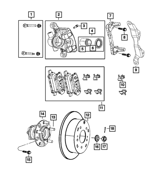 Rear Brakes for 2016 Jeep Patriot #0