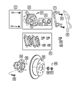 5191285AA - Brakes: Brake Bleeder Screw, Right Or Left for Chrysler: 200, Sebring | Dodge: Avenger, Caliber | Jeep: Compass, Patriot Image