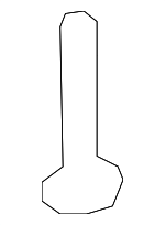 6507566AA - Body: Bracket Bolt for Chrysler: Town &amp; Country | Dodge: Caravan, Grand Caravan Image