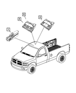 56046109AC - Electrical: Overhead Console Module for Mopar Image