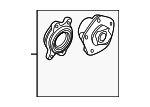 4K0407621B - Brakes: Hub Assembly for Audi Image