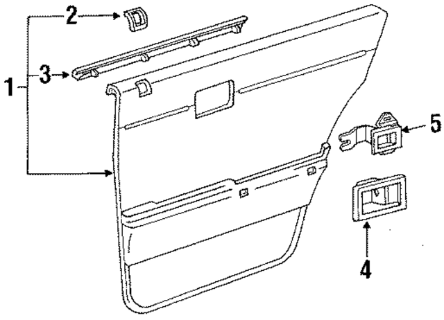 676402A32004 - Body: Trim Panel Assembly for Toyota Image