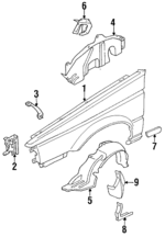 6311260A30 - : Fender for Nissan Image