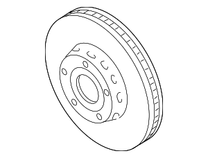 8E0615301Q - Brakes: Disc Brake Rotor for Audi Image