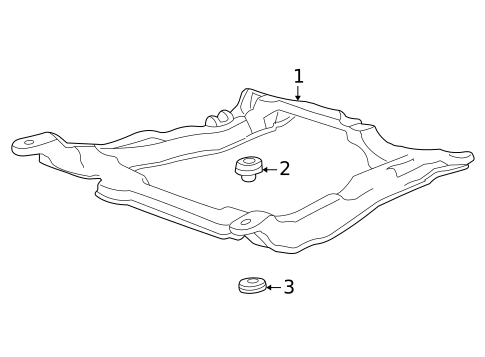 Suspension Mounting for 2004 Mercury Monterey #0