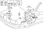 2015452700 - Electrical Equipment and Instruments: Designation Strip for Mercedes-Benz Image