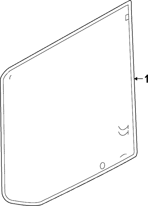 Glass & Hardware - Back for 2024 Ford E-Transit #1