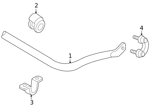 Stabilizer Bar & Components for 1999 Volkswagen Passat #0