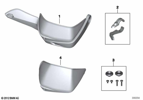 Motorcycle Trim Section, Windshield for 2013 BMW-Motorrad R 1200 GS Adventure #10