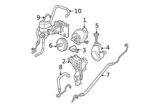 Power Steering Hoses, Pumps, & Related Components for 2007 Chevrolet Silverado 1500 Classic #0
