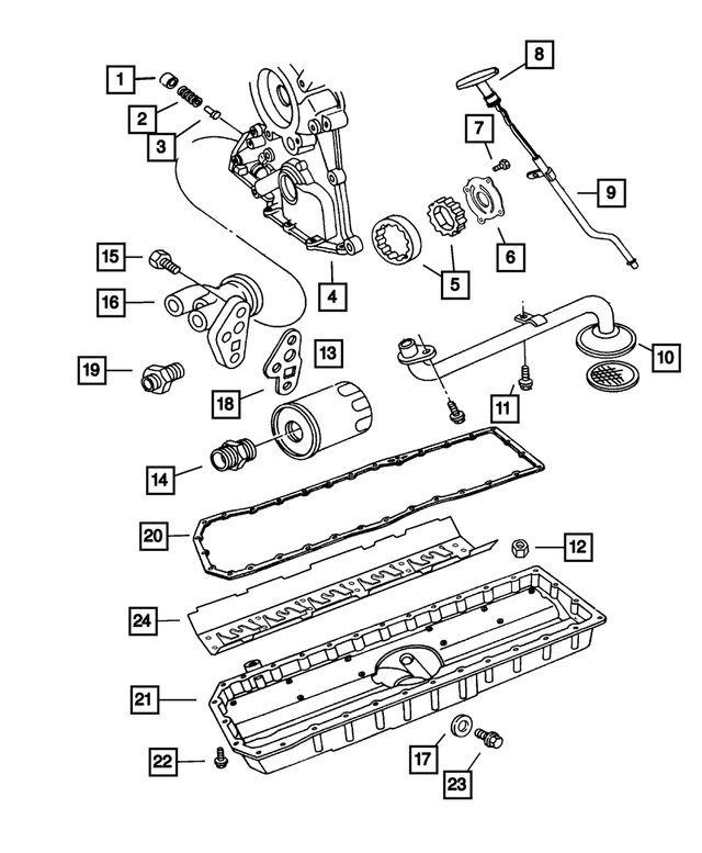 4763731AH - : Timing Case Cover for Mopar Image