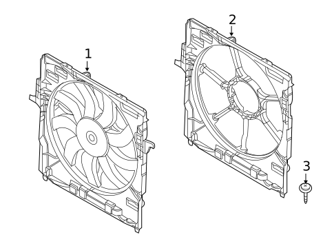 Cooling Fan for 2011 BMW X5 #0