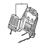 88310B8600 - Body: Seat Back Frame for Hyundai Image