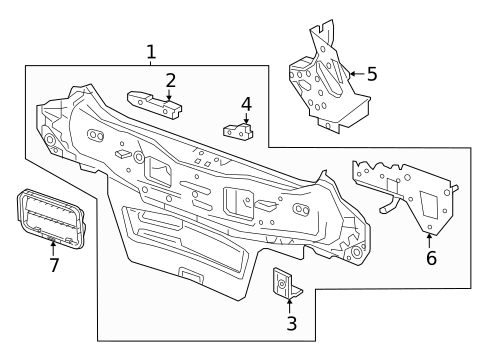 Rear Body for 2021 Chevrolet Spark #0