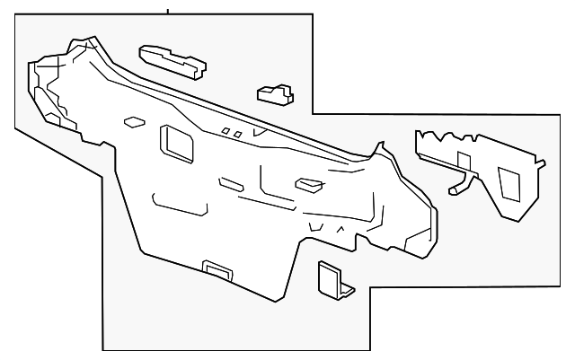 2016-2022 Chevrolet Spark Rear End Panel 42763626 GM | GMPartsDirect.com