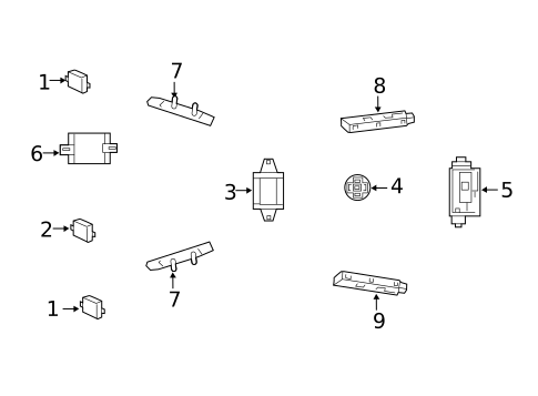 Antenna & Radio for 2021 Mercedes-Benz CLA45 AMG #1