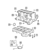 RL093711AG - Engine 2.4L Four Cylinder: Short Block for Mopar Image