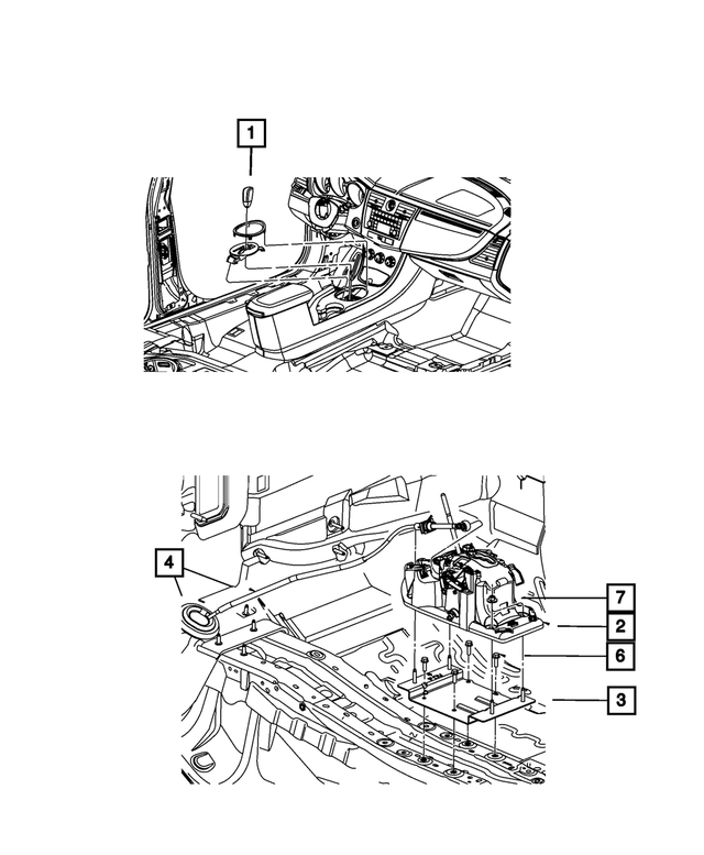5085598AF - 4-Speed; Automatic VLP Transaxle: Transmission Shifter Bracket for Mopar Image