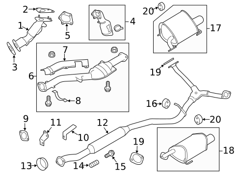 Exhaust Components for 2011 Subaru Impreza #0