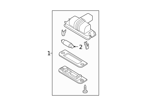 License Lamps for 2009 Volkswagen Beetle #0