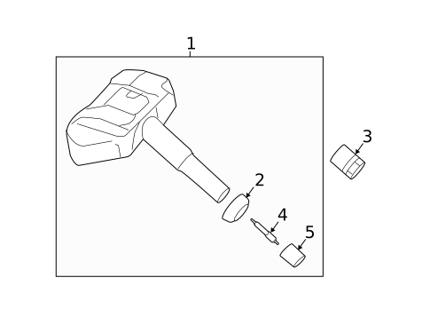 Tire Pressure Monitor Components for 2020 INFINITI Q60 #0