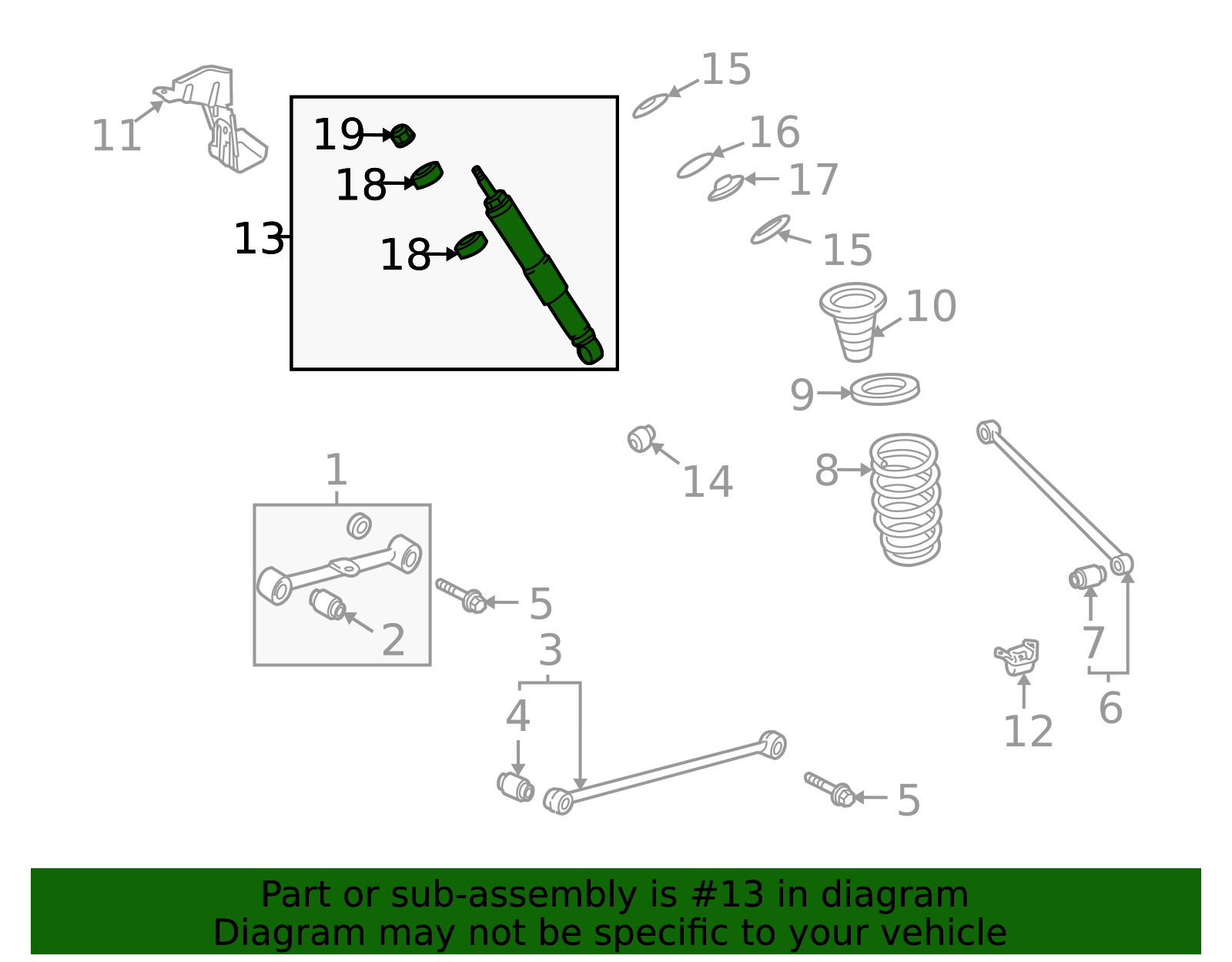 2008-2009 Toyota Land Cruiser Shock Absorber 48530-69435 | Toyota