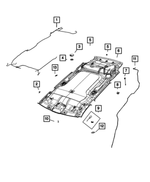 68472296AA - Interior Trim: Headliner Wiring for Mopar Image