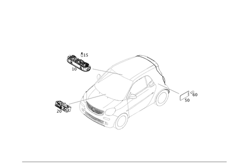 Interior Lamps for 2009 Smart Fortwo #0