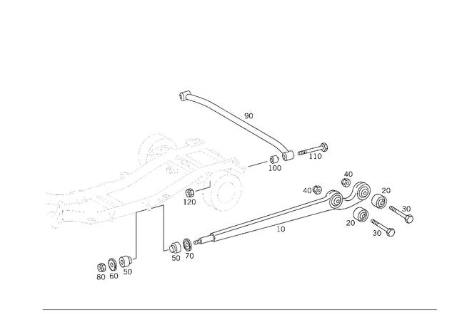 308765016002 - Rear Axle: Hexagon Head Bolt for Mercedes-Benz: G55 AMG, G550, G550 4x4, G63 AMG, G65 AMG, S500 Image image