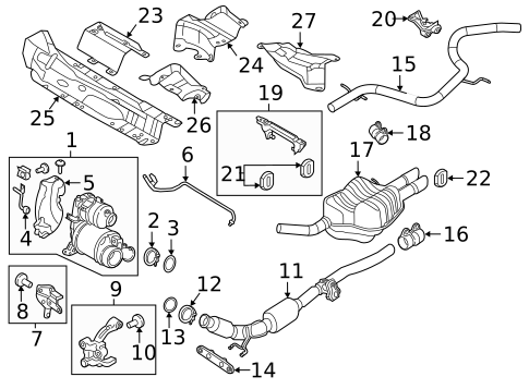 Exhaust Components for 2015 Volkswagen Jetta #0