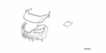 8P35SL0200R1 - Accessory Components: HARDWARE KIT, NOSE MASK for Acura Image